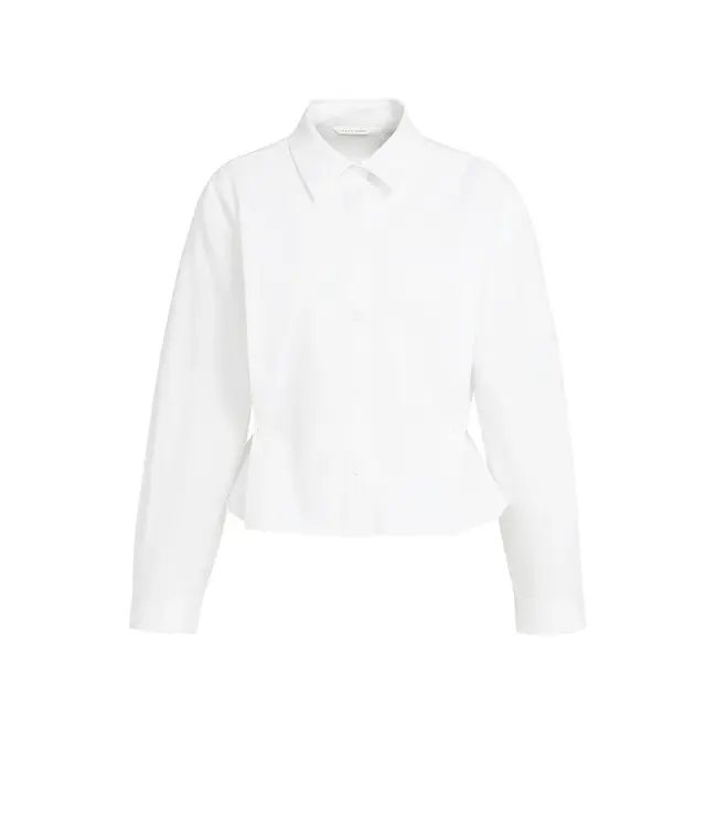01-201240-608/00000  Poplin blouse with adjustable waist and long sleeves
