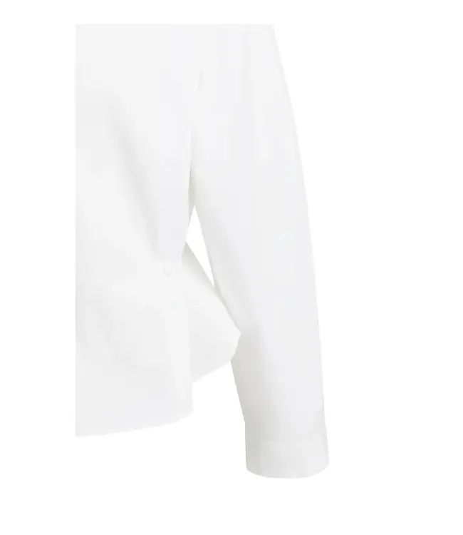 01-201240-608/00000  Poplin blouse with adjustable waist and long sleeves