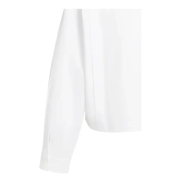 01-201240-608/00000  Poplin blouse with adjustable waist and long sleeves