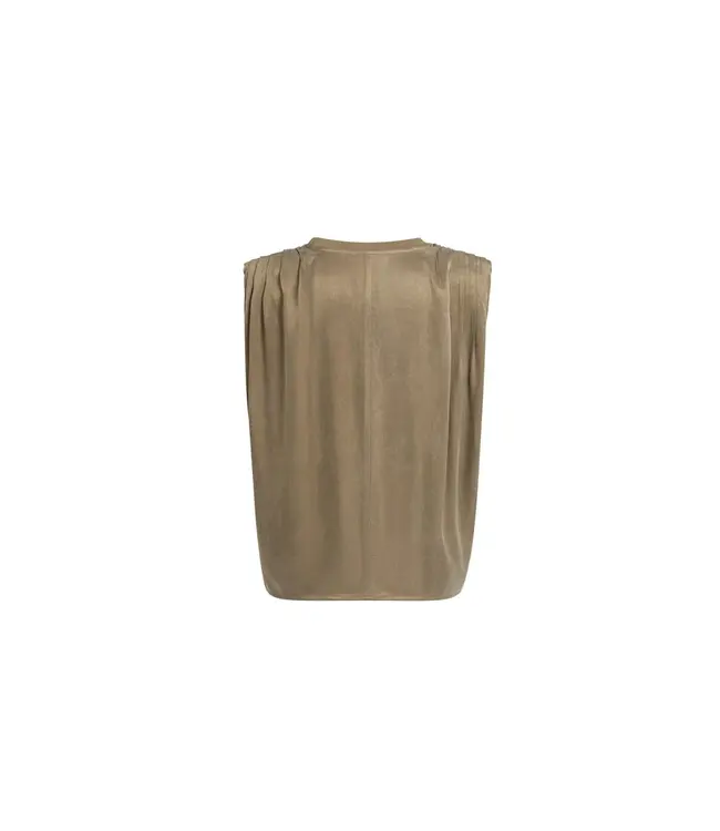 01-701408-608/90617  Sleeveless top with shoulder pleats