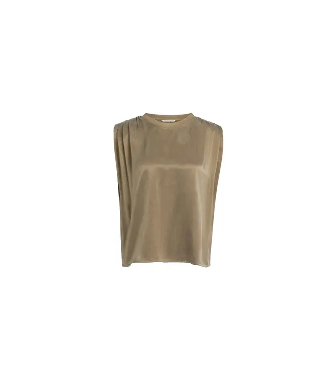 01-701408-608/90617  Sleeveless top with shoulder pleats