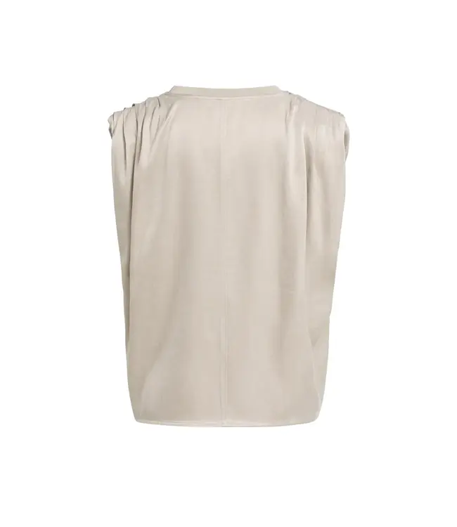 01-701408-608/61103  Sleeveless top with shoulder pleats