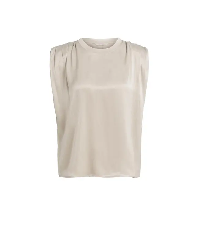01-701408-608/61103  Sleeveless top with shoulder pleats
