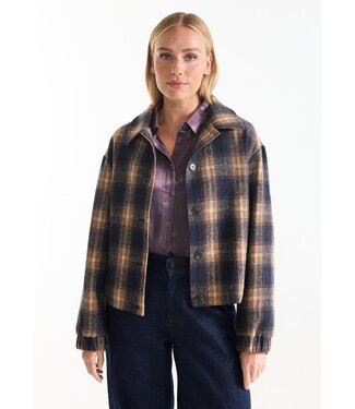 JANSEN Amsterdam JACKIE-W26/000183-MultiCamel  JACKIE JASJE mc 227 check button closure