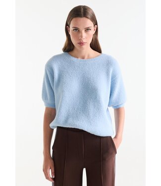 JANSEN Amsterdam MANIN-W26/000741-lightblue  MANIN TRUI p 168 round neckline short sleeve