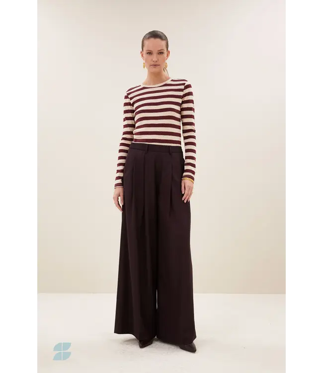 26411101/BurgundyCrush  basic ls big stripe top