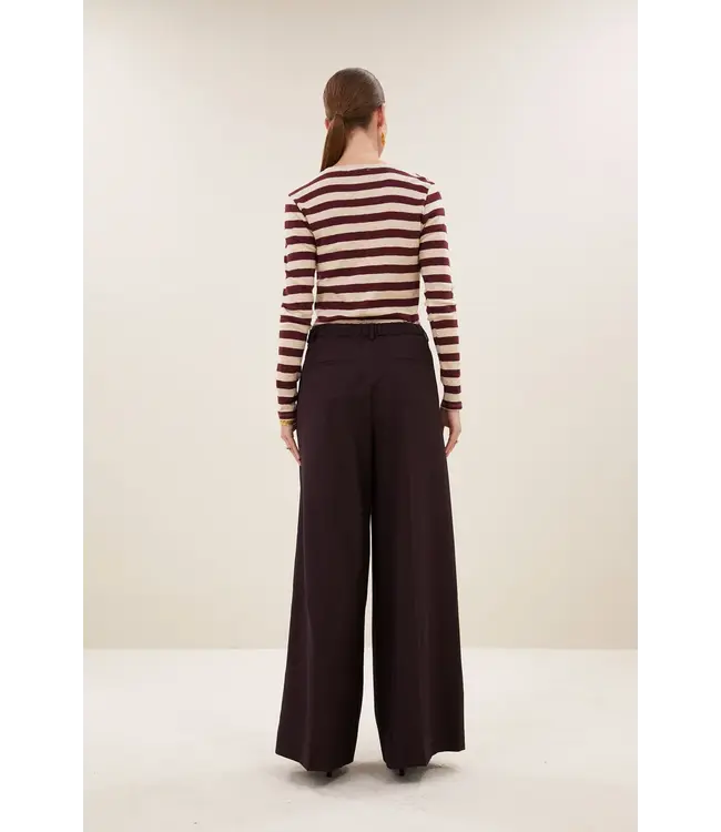 26411101/BurgundyCrush  basic ls big stripe top