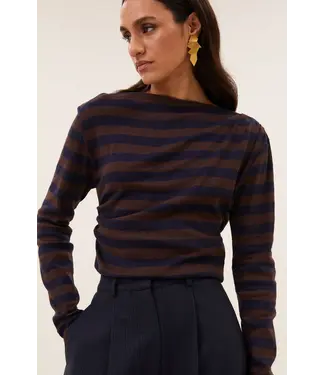 by-bar 26411118/CoffeeBean  leya big stripe top