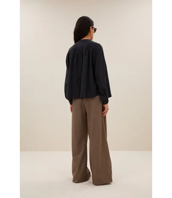 26412018/MidnightLurexStripe  nyka lurex blouse