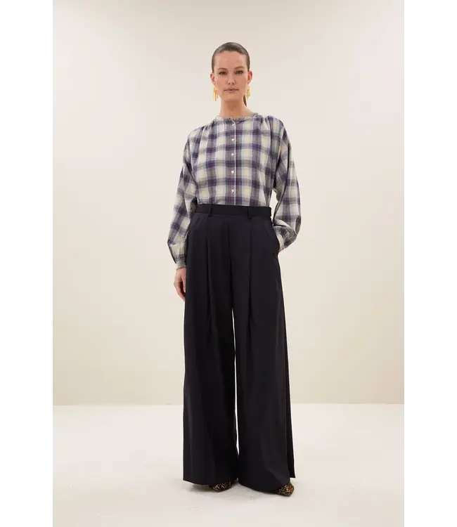 26412021/TokyoCheck  nyka tokyo check blouse
