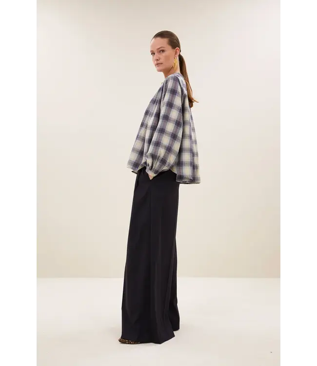26412021/TokyoCheck  nyka tokyo check blouse