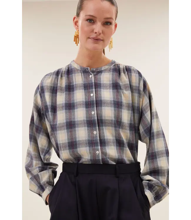 26412021/TokyoCheck  nyka tokyo check blouse