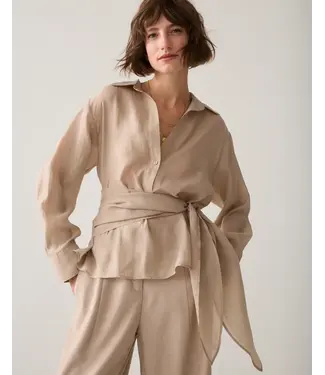 Summum Woman 2s3521-12492/000708-Lighttaupe  Top wrap Lyocell blend
