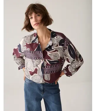 Summum Woman 2s3561-12487/000120-Multicolour  Blouse Scarf print
