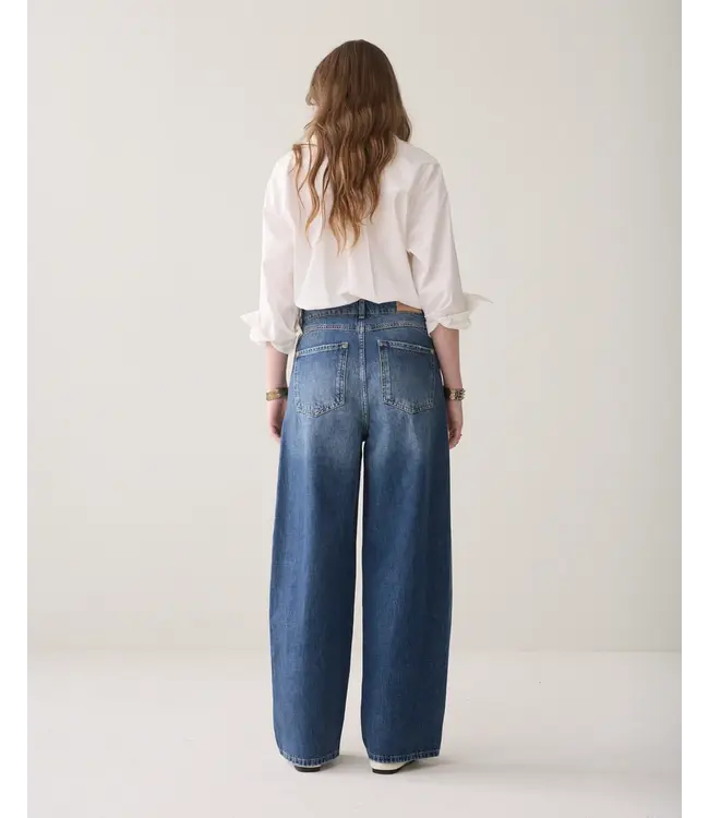 4s3052-5222/000453-Denim  Loose fit jeans Mid weight cotton denim