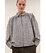 by-bar 26412026/AshGreyCheck  maia check blouse