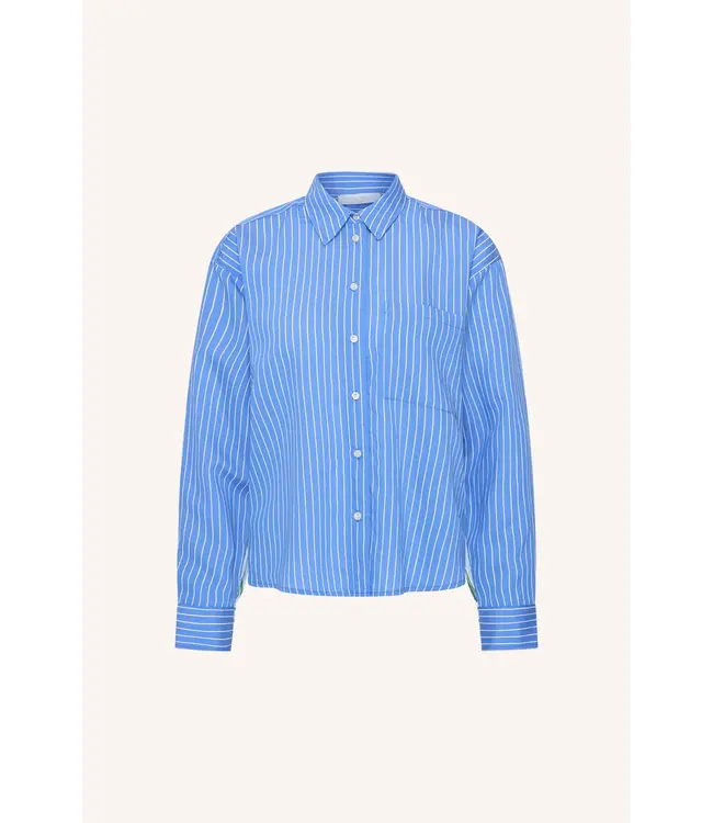 26412040/AzulBlueStripe  lise stripe blouse