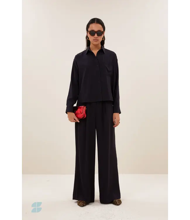26412057/WineStripe  lise wide stripe blouse