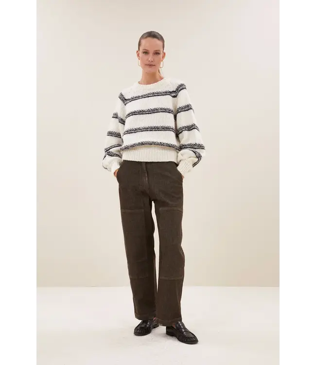 26415007/MarineStripe  lucia stripe pullover