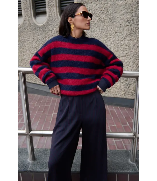 26415012/WineStripe  gigi stripe pullover