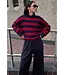 by-bar 26415012/WineStripe  gigi stripe pullover