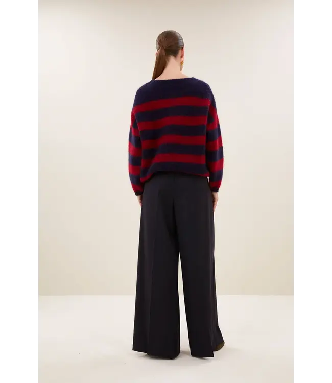 26415012/WineStripe  gigi stripe pullover