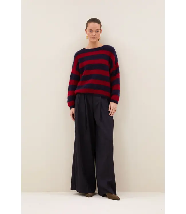 26415012/WineStripe  gigi stripe pullover