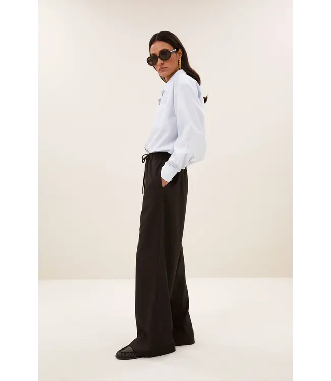 26418008/BrownPinstripe  pelle pinstripe pants