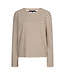 Red Button SRB5085/creme/espresso Terry stripe