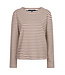 Red Button SRB5085/creme/darkberry Terry stripe