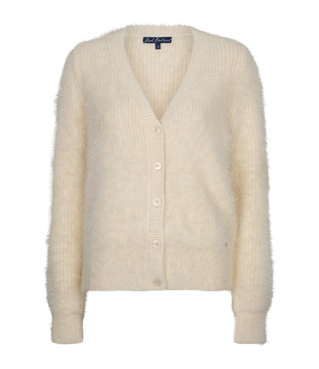 SRB5115/cream Cardigan fuzzy