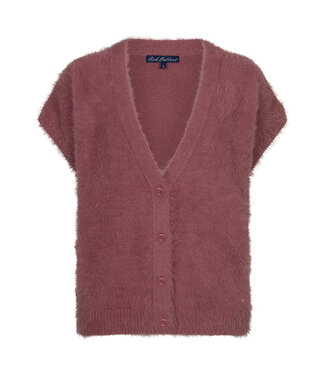 Red Button SRB5116/mauve Sleeveless fuzzy