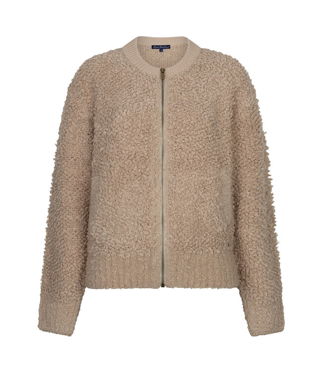 SRB5073/Latte Bomber knit boucle