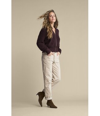 Red Button SRB5073/espresso Bomber knit boucle