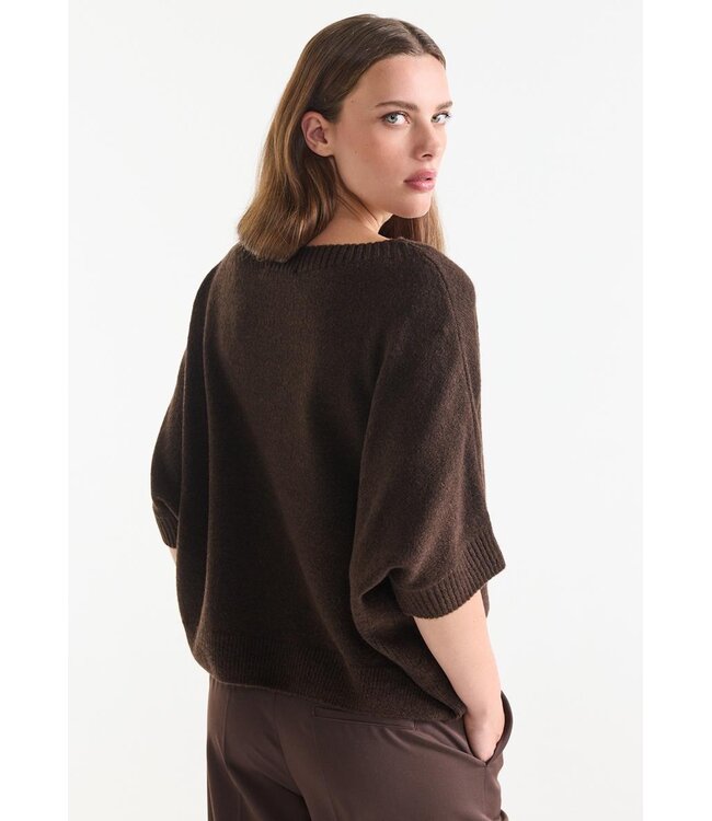 DACOTA-W26/000180-camel  DACOTA TRUI sk 163 round short batwing sleeve