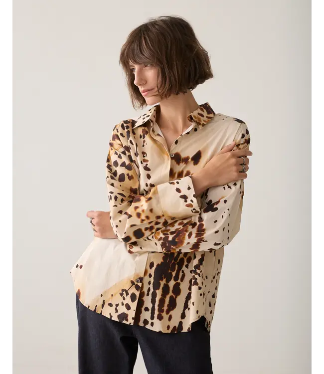 2s3529-12500/000120-Multicolour  Blouse Minimal print