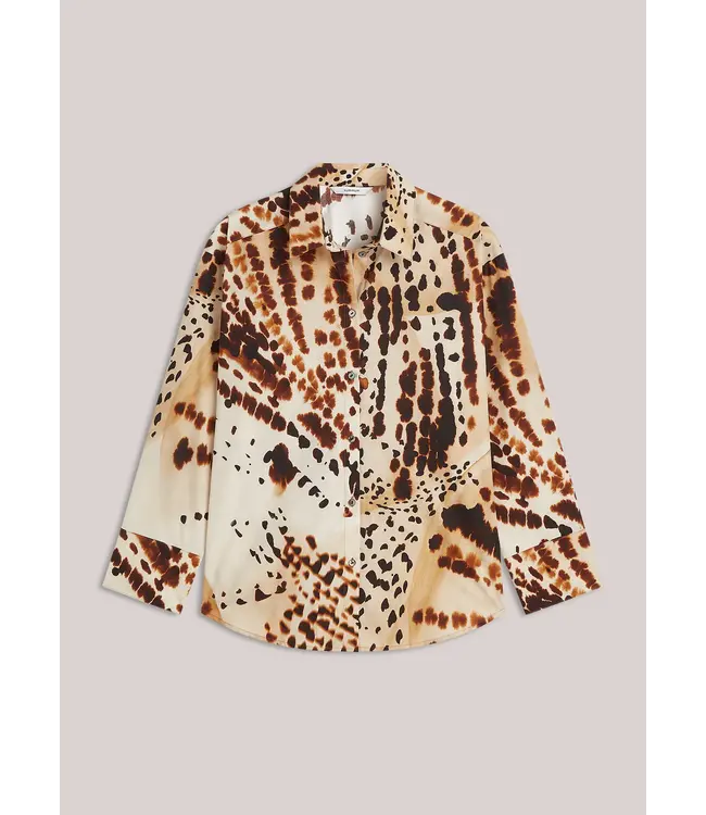 2s3529-12500/000120-Multicolour  Blouse Minimal print