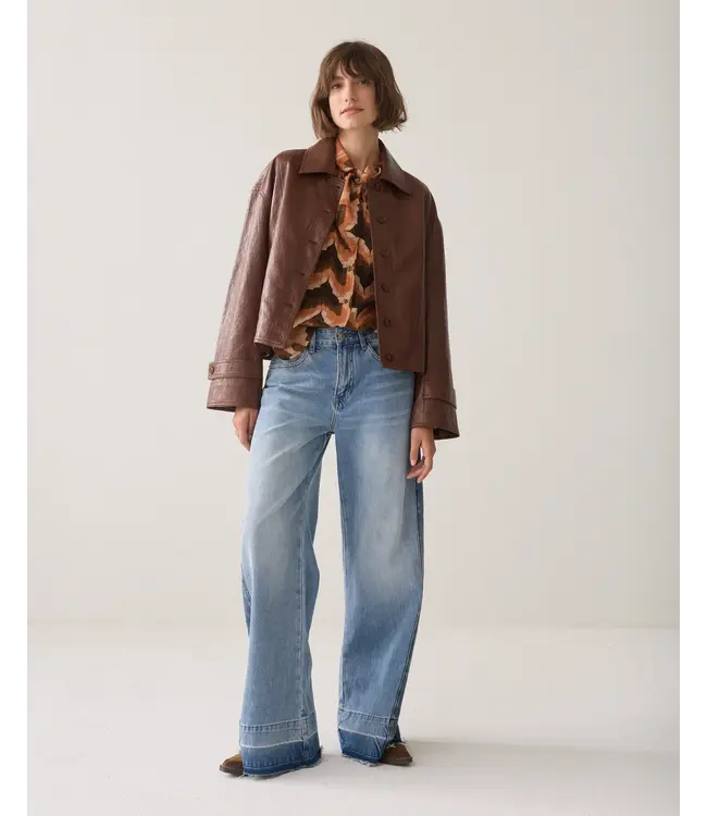 1s1309-12511/000757-Toffee  Jacket Faux leather