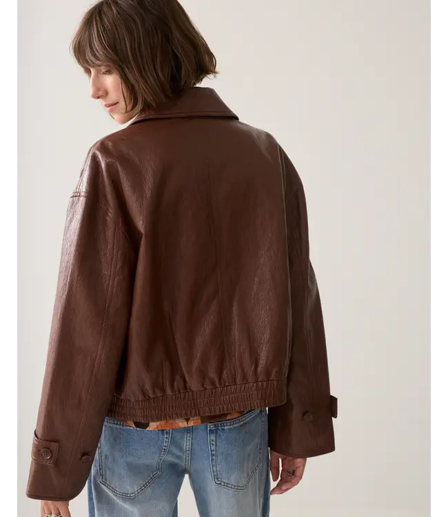 1s1309-12511/000757-Toffee  Jacket Faux leather