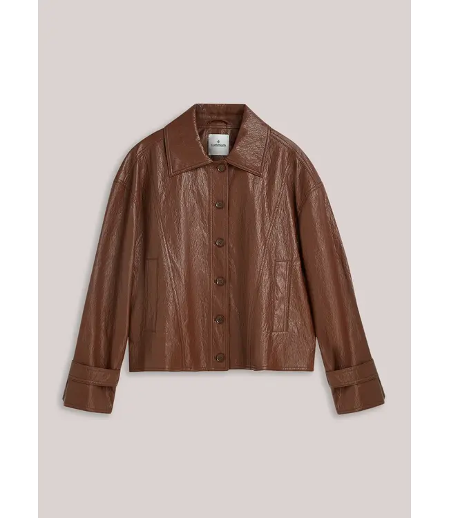 1s1309-12511/000757-Toffee  Jacket Faux leather
