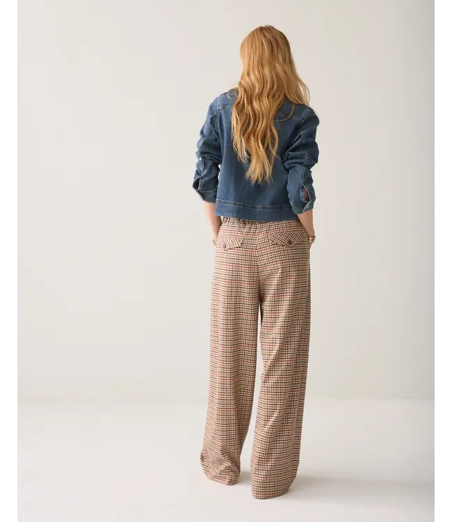 4s3042-12496/000120-Multicolour  Trousers Check goji berry