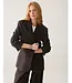 Summum Woman 1s1325-12495/000754-Darkchocolate  Blazer Viscose blend stripe