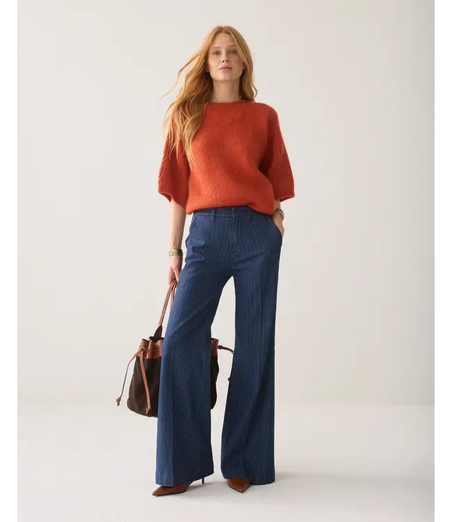 7s8040-70100/000508-Gojiberry  Boxy sweater Mohair wool blend knit