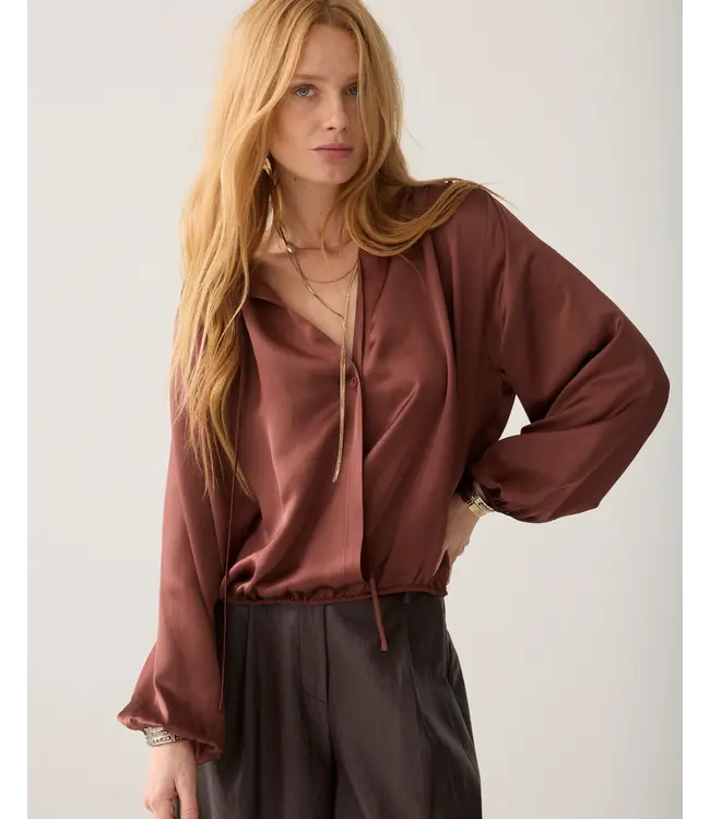 2s3552-12493/000757-Toffee  Top Silky casual