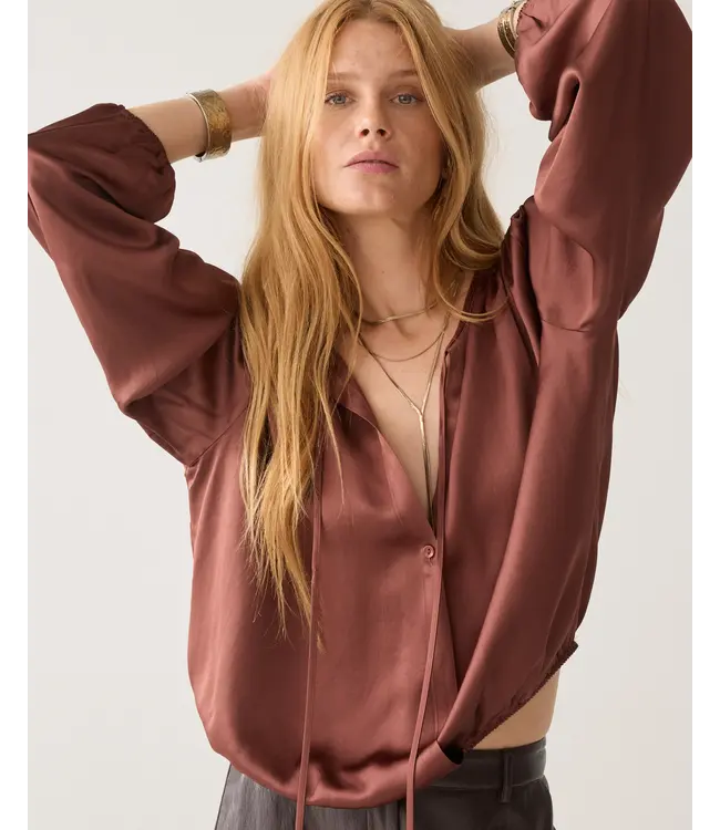 2s3552-12493/000757-Toffee  Top Silky casual