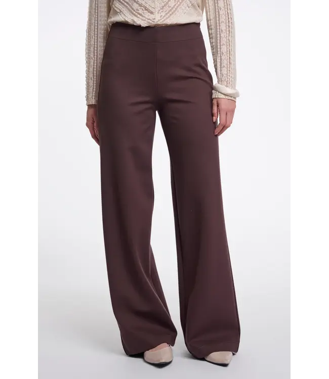 HabiRegular.7002612/Peated  Regular length wide leg pants