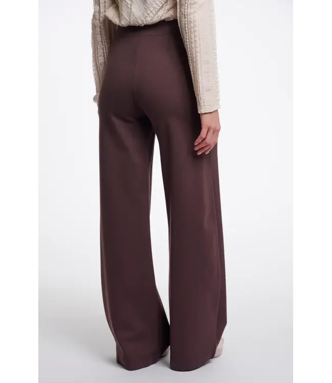 HabiRegular.7002612/Peated  Regular length wide leg pants