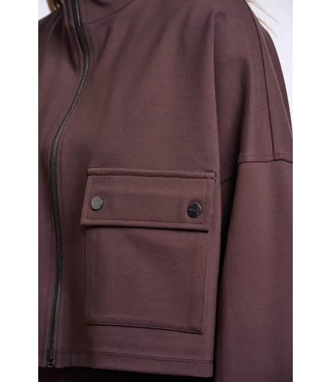 Rave.7002612/Peated  Jacket with zipper closure