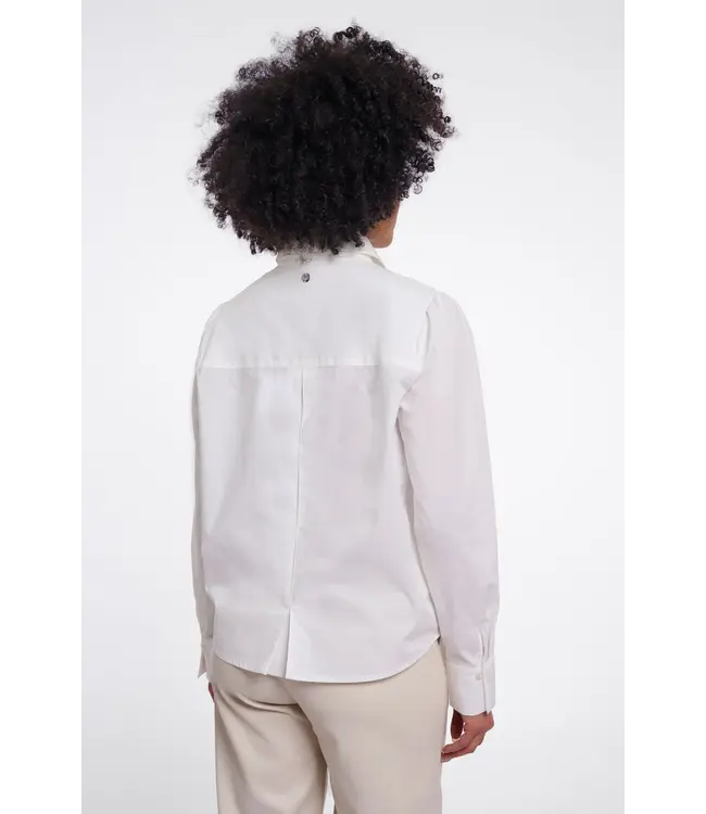 Ago.7012611/White  Blouse with tie