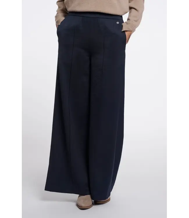 NenaRegular.7002611/DarkNavy  Regular length wide leg pants